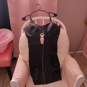 3 for $20 Black dress leather type material
